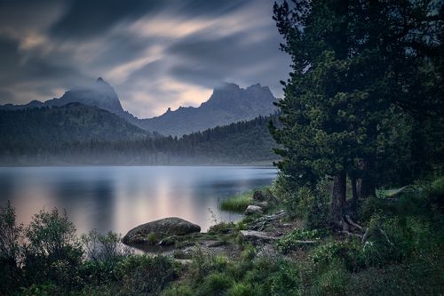 Тихий вечер на озере Светлом