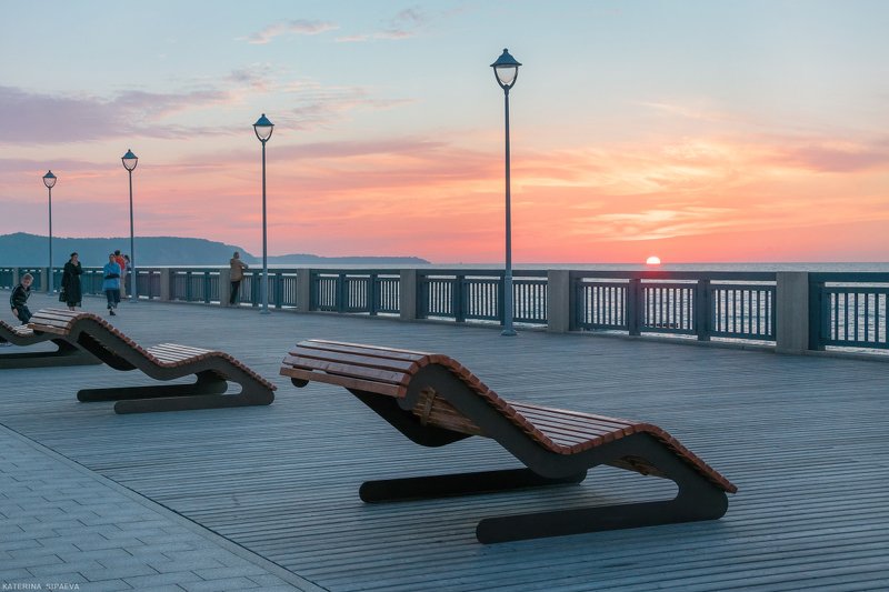 закат, светлогорск, балтийское море Вечер ушедшего лета фото превью