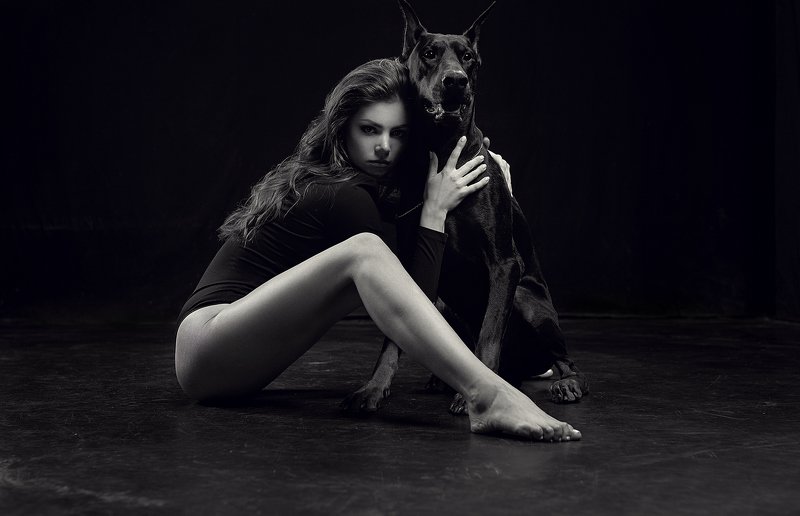 Portrait, 35mm, girl, beauty, retouch, posing, model, studio, photography, fitness, lingerie, sexy, sigma, sony, a7iii, a7m3, art, light, hair, bazarov, glamour, fashionable, elegant, fashion, style, pretty, doberman, awesome  фото превью