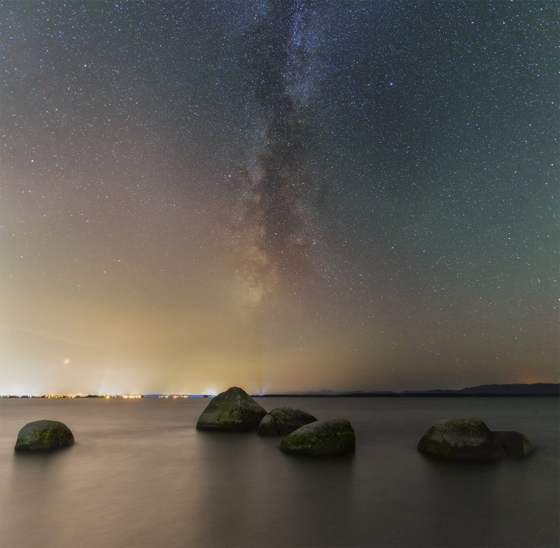 Иртяш, Семь камней счастья, Млечный путь, Ночное фото, Звездное небо, Озерск, Урал Иртяш  - озеро камней фото превью