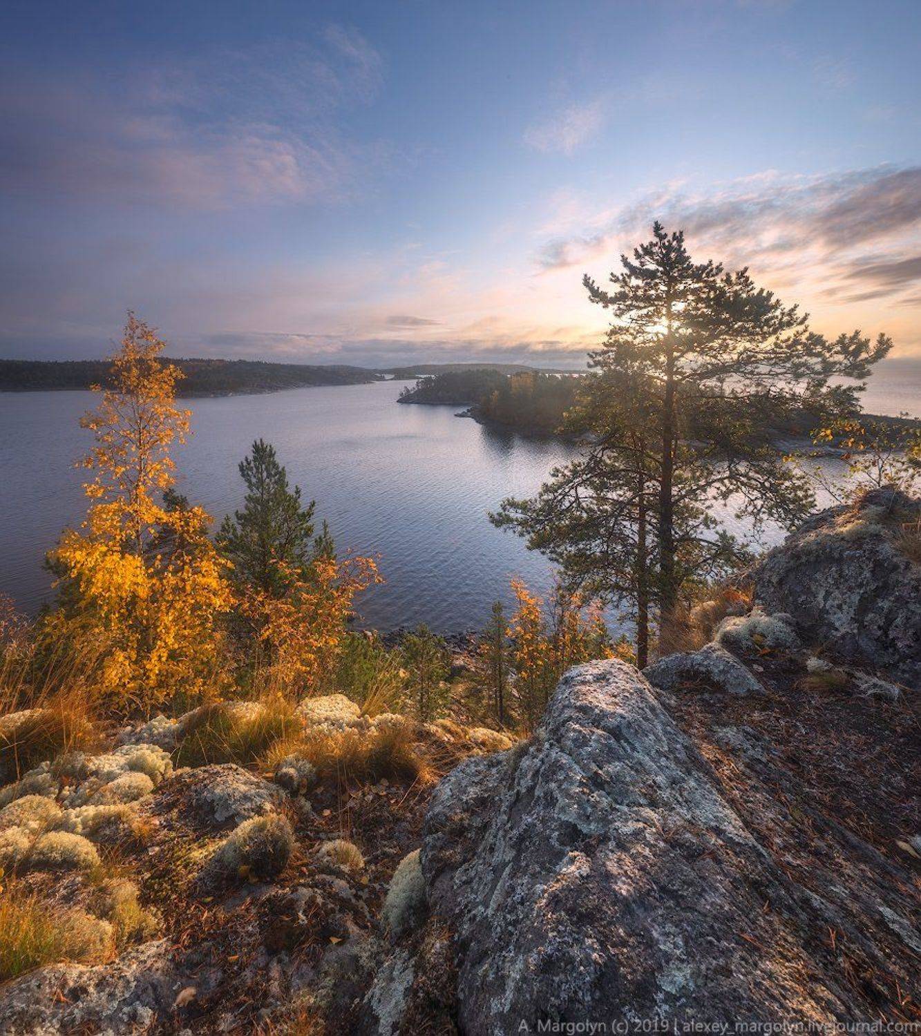 ладога, карелия, шхеры, осень, Алексей Марголин