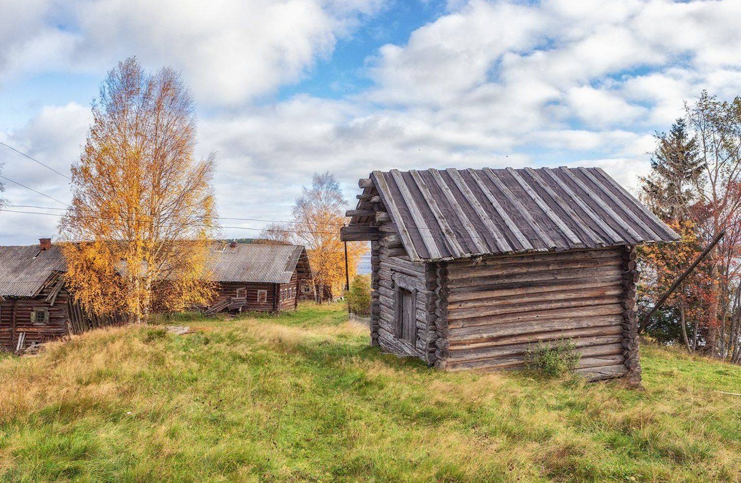 кенозерье, осень, деревня, Владимир Липецких