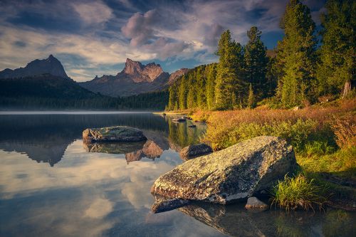 Вечерние пейзажи озера Светлого