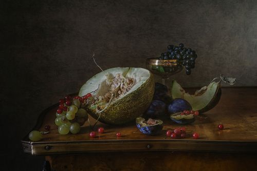 Дынно-виноградно-сливовый