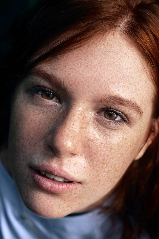 People,  Female, Portrait, Headshot, Studio Shot, Beauty, Red, red hair, ginger, rufous, carroty, foxy, Judas-coloured, red-haired, freckles, cute, young, Teenager, Teenage Girl, Girl, Looking At Camera, Close-up, Human Face, Day, Марго фото превью