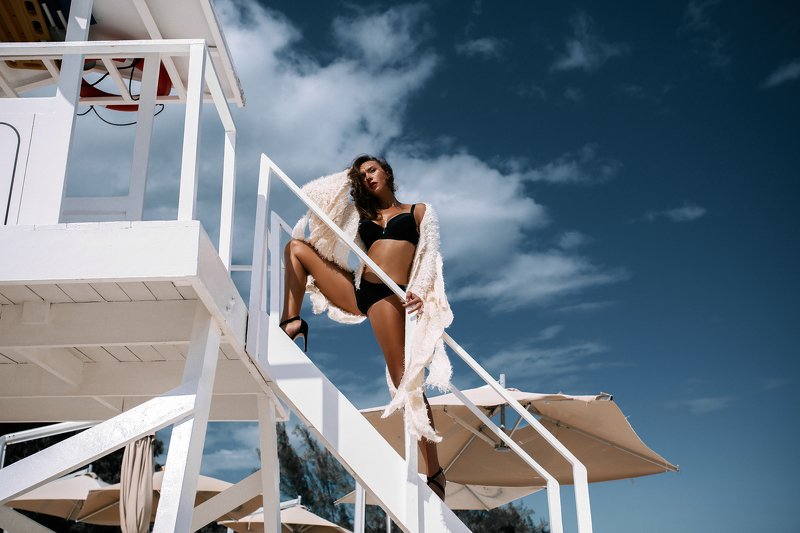 мексика, девушка, небо, солнце, портрет Мексика фото превью