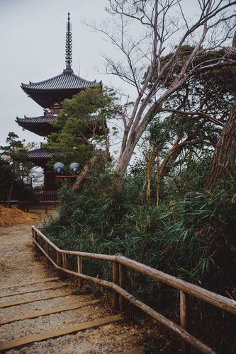 Pagoda in Sankeien garden