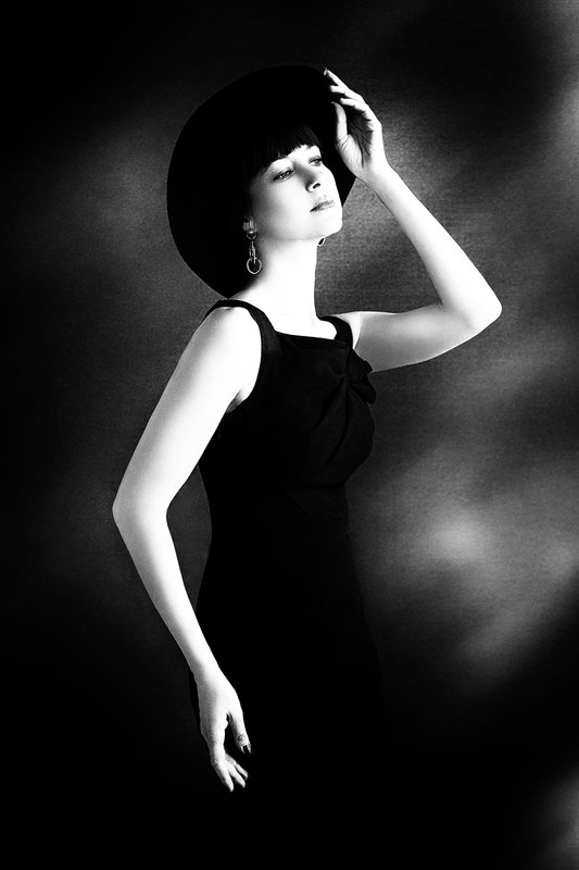 черно-белое, женщина, портрет *** фото превью