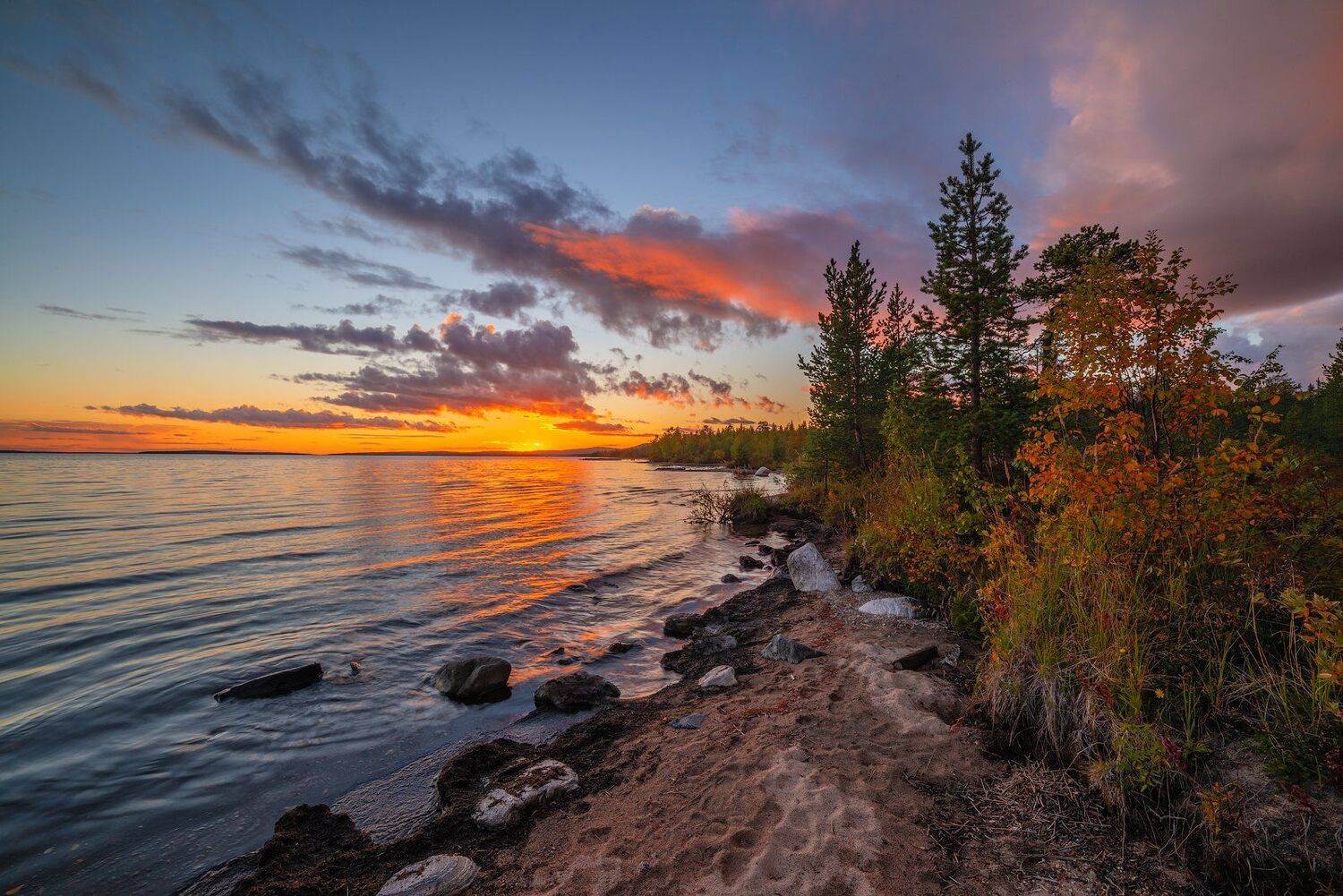 север, кольский, хибины, заполярье, имандра,осень,, Роман Горячий