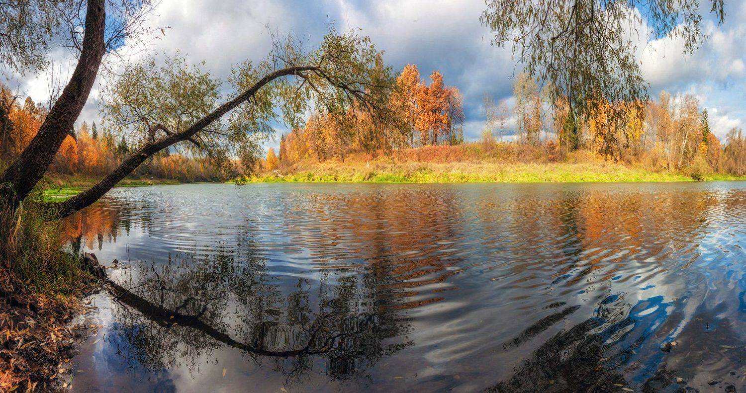 река, москва, осень, природа, подмосковье, Виктор Климкин