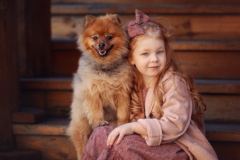 kid, child, children, childhood, pet, pets, friends, friend, friendship, animal, girl, charming, pretty, дети, девочка, детская фотосессия, детская фотография, children photography, дети модели, дети модели москва Тася и Буля фото превью