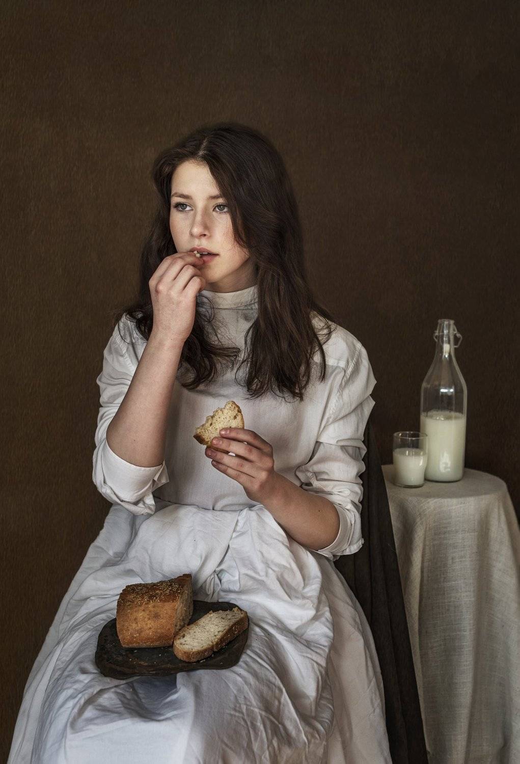 fine art , постановочная фотография ,жанровый портрет, губы , portrait, Natalia Kholodova