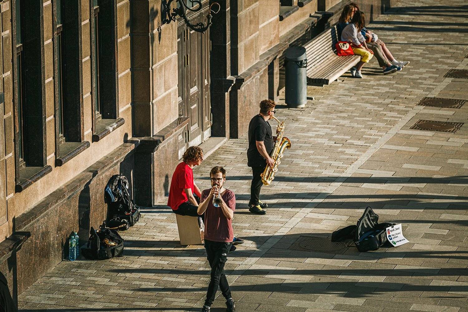 уличный; музыкант; москва; пейзаж; город; образ жизни, Юрий Шурчков