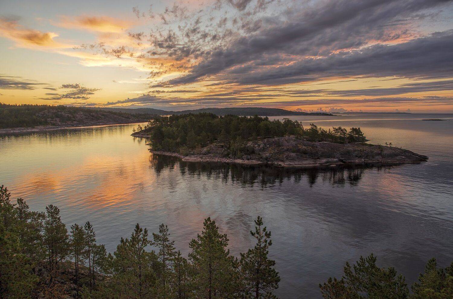 койонсаари,ладожские шхеры,рассвет, alexOmRam