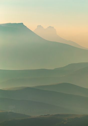 Туманная дымка в горах