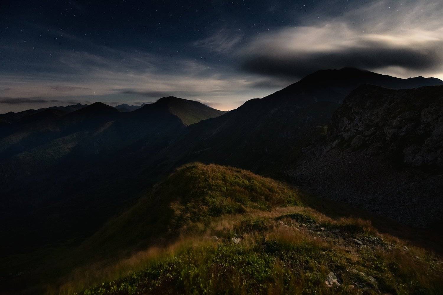 europe, mountains, slovakia, night, poland, Michał Kasperczyk