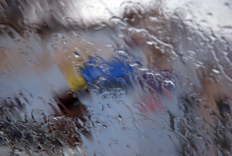 дождь Акварель фото превью