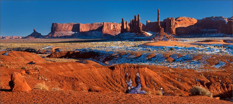 monument, valley, the, picture, for, m. над Аризоной чистое небо фото превью
