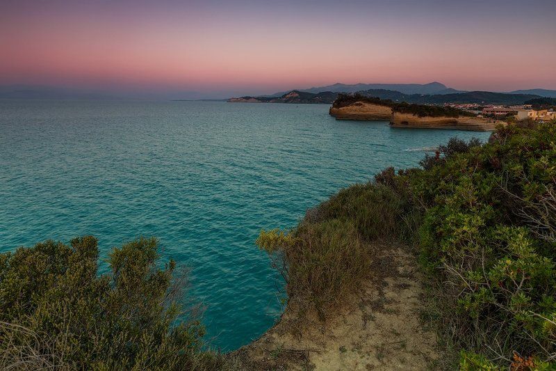 Canal d`Amour  деревня Сидари, Закат. фото превью