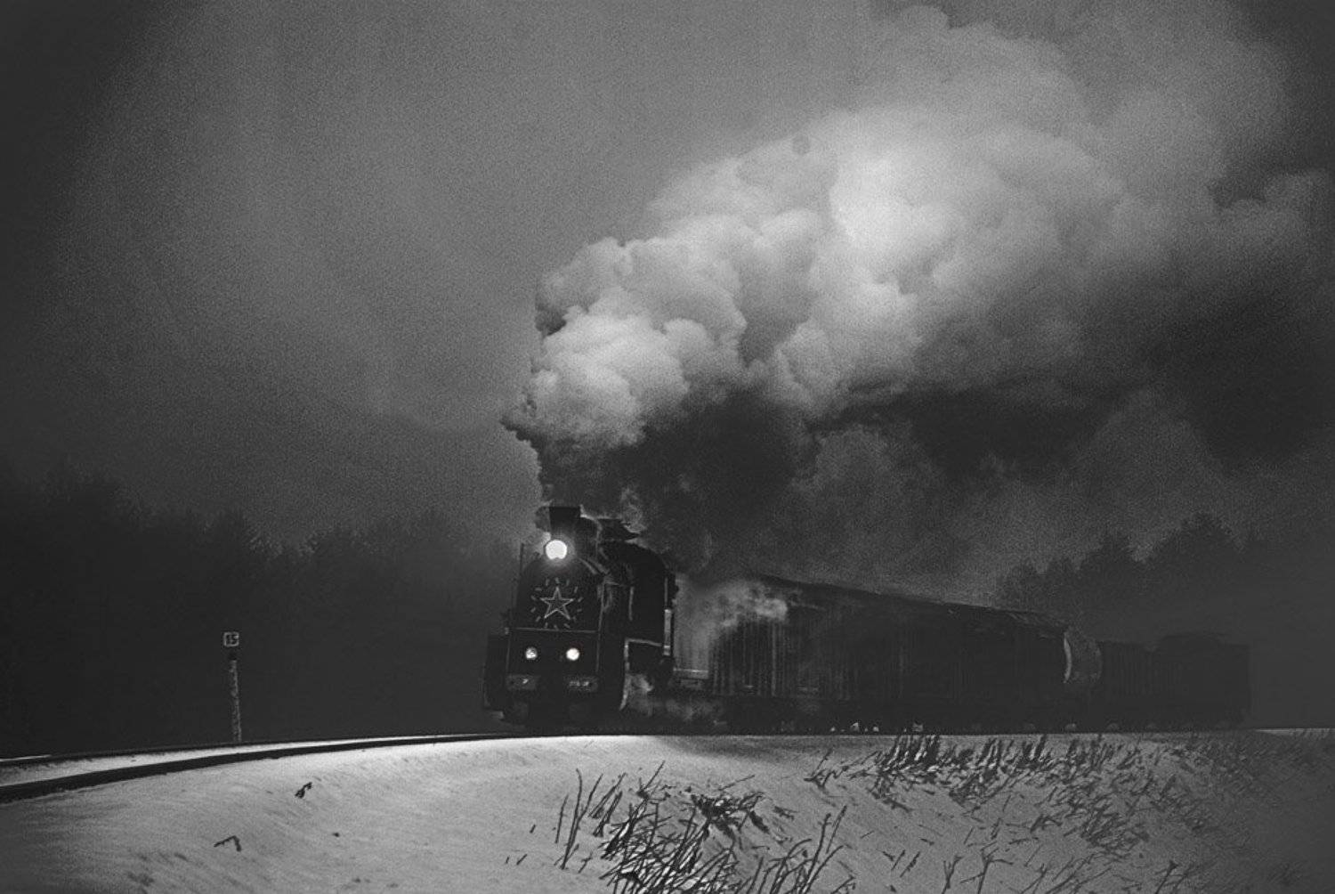 поезд, паровоз, Boji