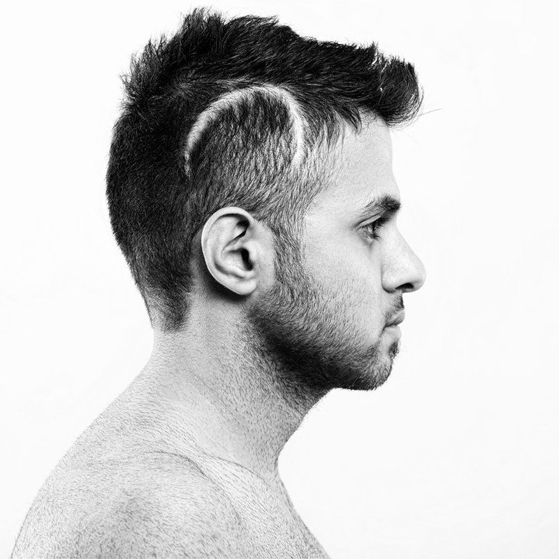 portrait, man horseshoe - подкова фото превью