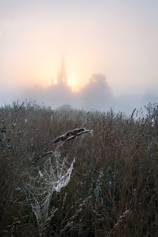 дунилово, россия, утро, восход, туман, пейзаж, природа Вестники осени фото превью