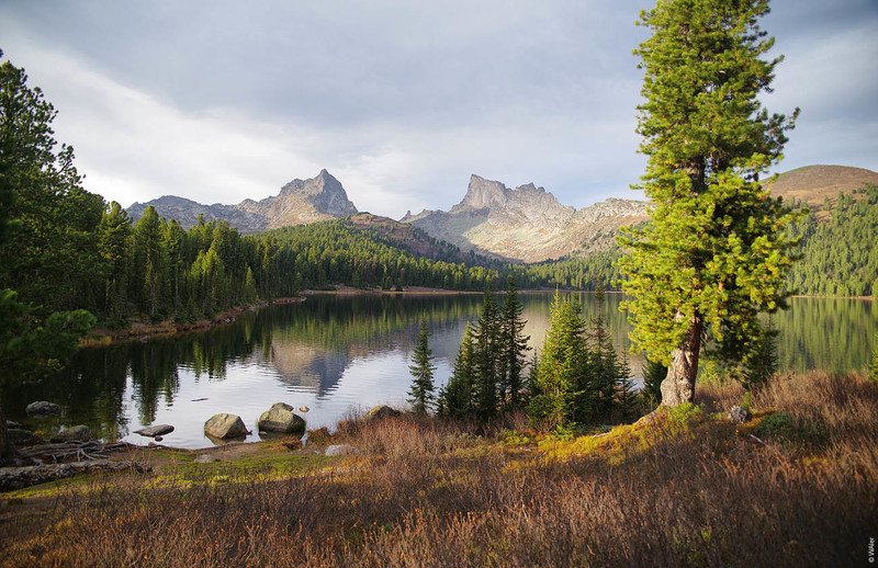 ергаки Вечер на Светлом озере фото превью