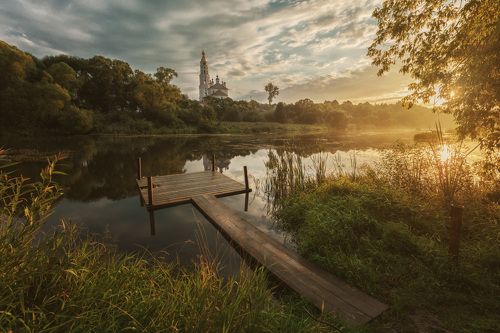 Закат на Ухтохме
