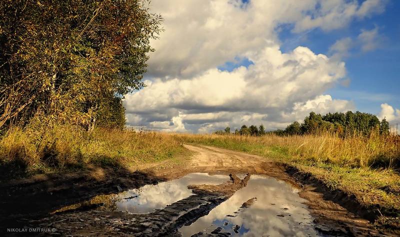 облака. дорога. осень. 07.09.2020 фото превью