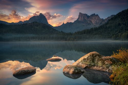 Вечерние пейзажи озера Светлого