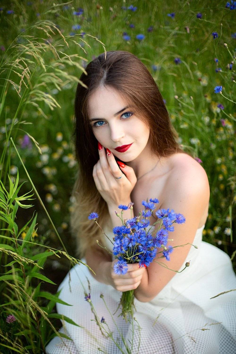 красота, портрет, девушка, ретро, лето, Кулеш Міхаіл