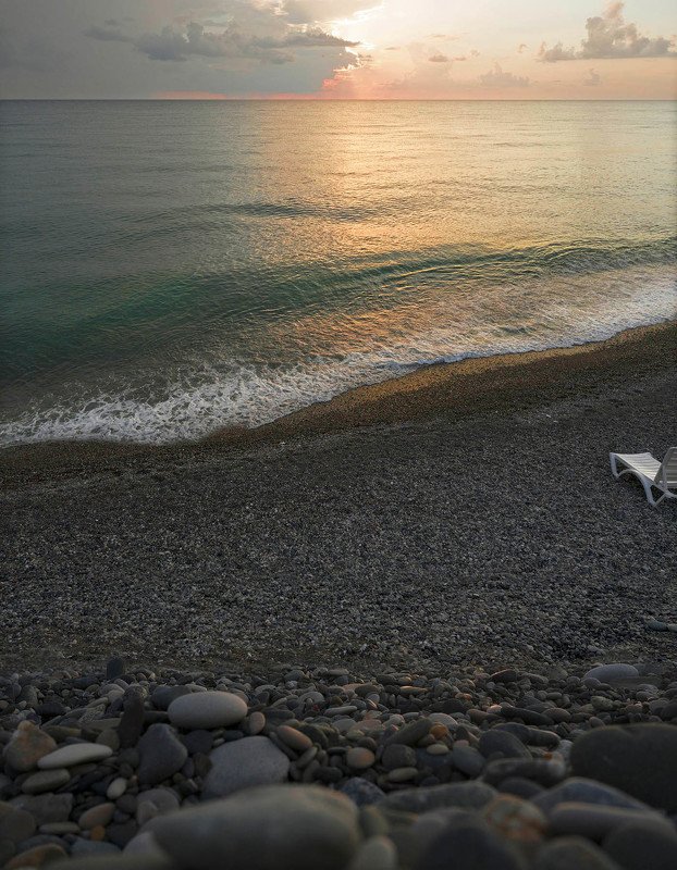 Абхазия, Черное море, пляж, коптер Абхазские зори фото превью