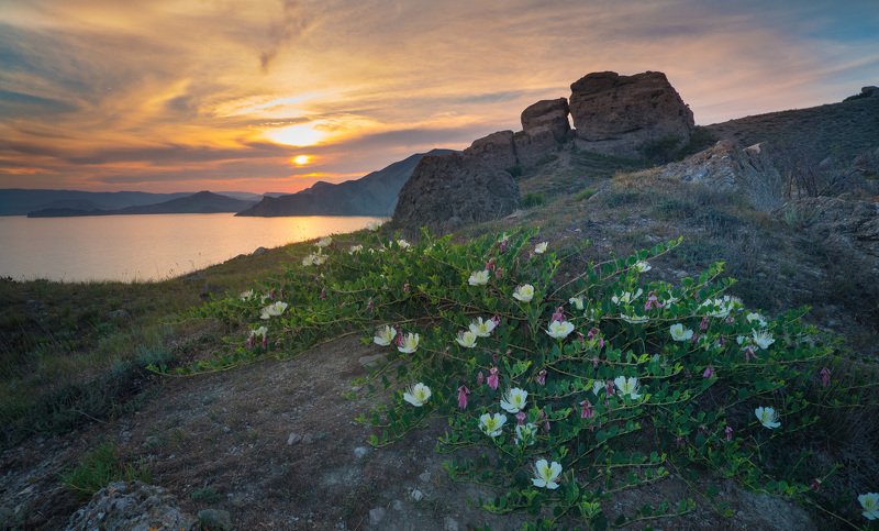 Вечер у моря фото превью