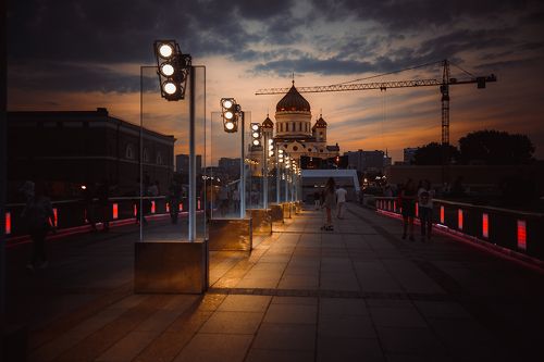 Ночной Патриарший мост