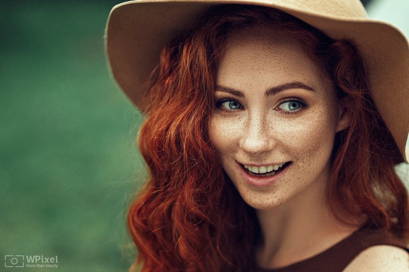 portrait, women, eyes, redhair women by wpixel (More Than Beauty) фото превью