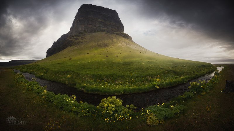 iceland,nbature,mountain,summer,green,panorama Icelandic summer фото превью