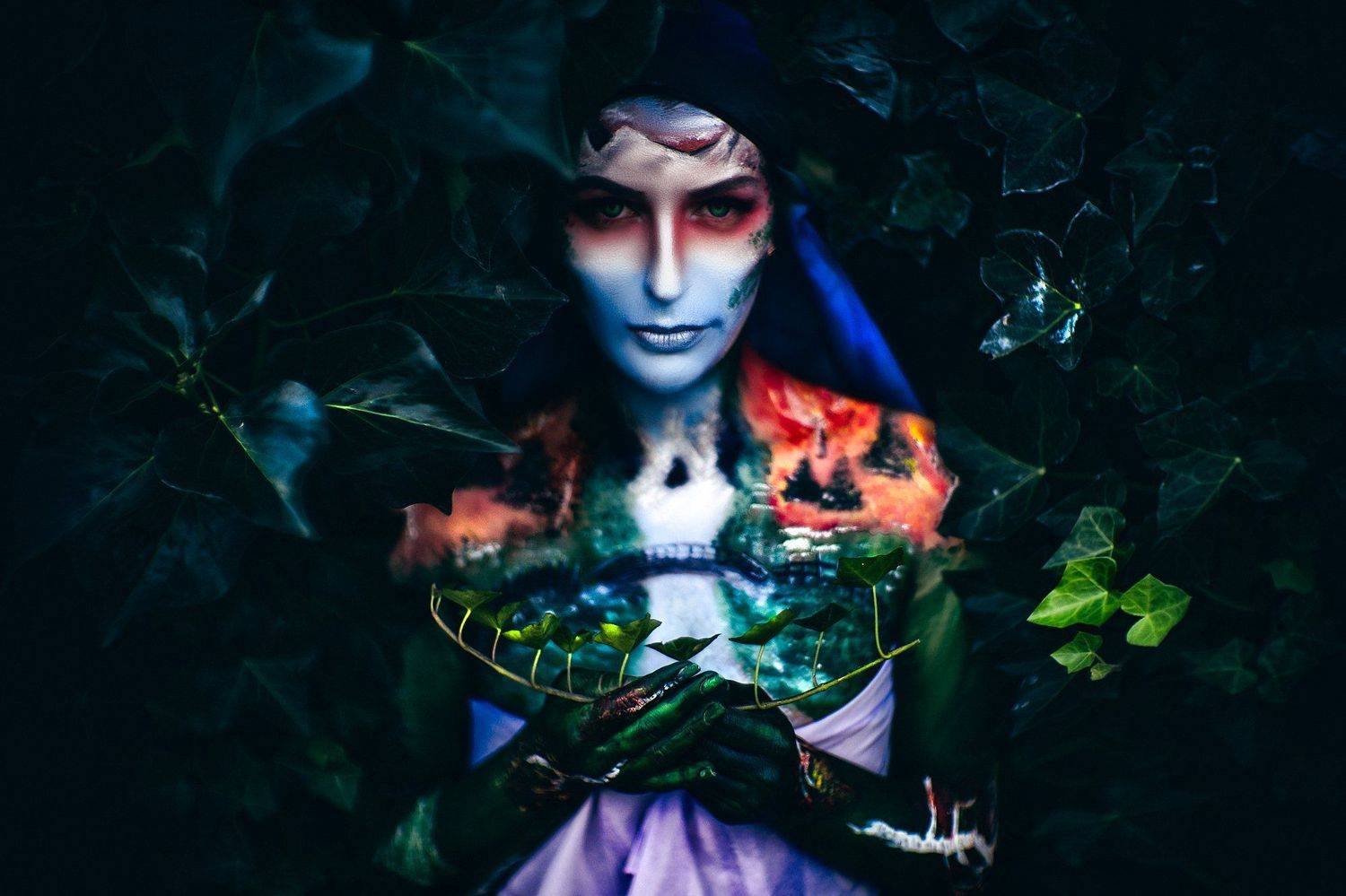 woman, portrait, conceptual, bodyart, Руслан Болгов (Axe)