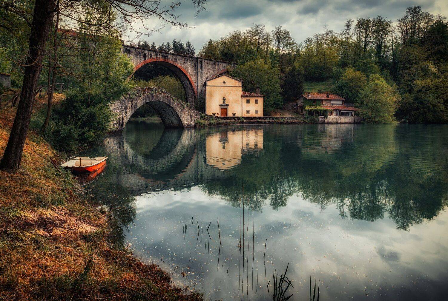 мосты, озеро, Александр Безмолитвенный