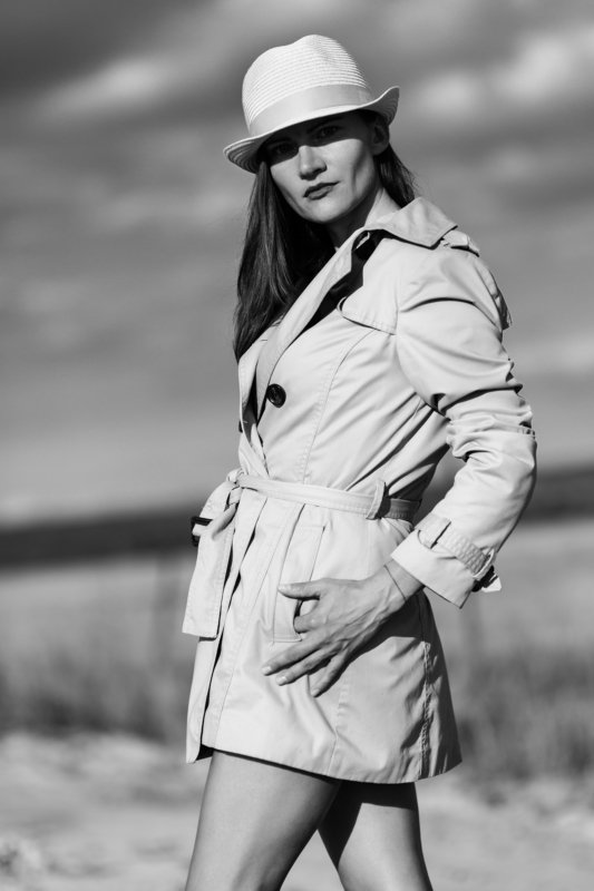 портрет, женский портрет, уличный портрет, шляпа, чб, черно-белая фотография, монохром, bnw, black and white, monochrome, portrait, woman portrait, street portrait, hat, *** фото превью