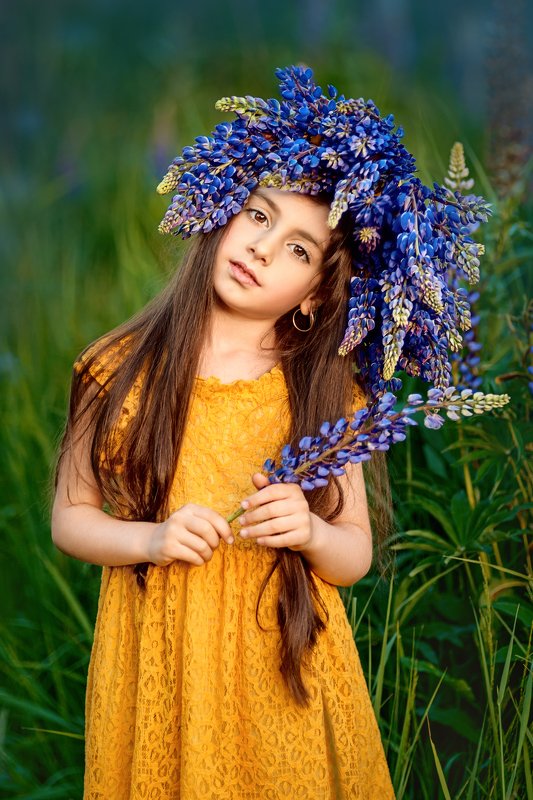 kid, kids, child, children, childhood, girl, lupin, children portrait, children portraits, дети, девочка, люпины, дети модели, дети модели москва, children photography, детская фотосессия, детская фотография Изабелла фото превью