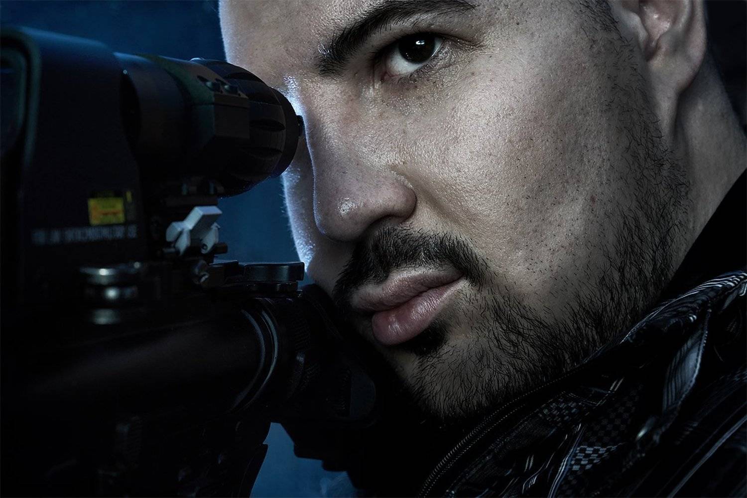 мужчина, ружье, автомат, оружие, портрет, снайпер , Дарья Комарова