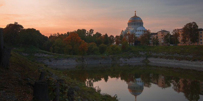 вечер, закат, город, архитектура, осень Вечер Бабьего лета фото превью
