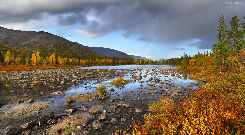 кольский, север, заполярье, хибины Осень за полярным кругом фото превью