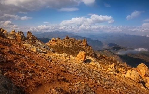 Горный пейзаж..