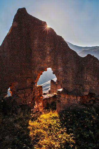 Развалины старого аула..