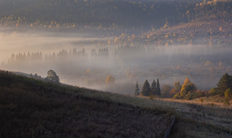 Окрестности Сима на рассвете фото превью