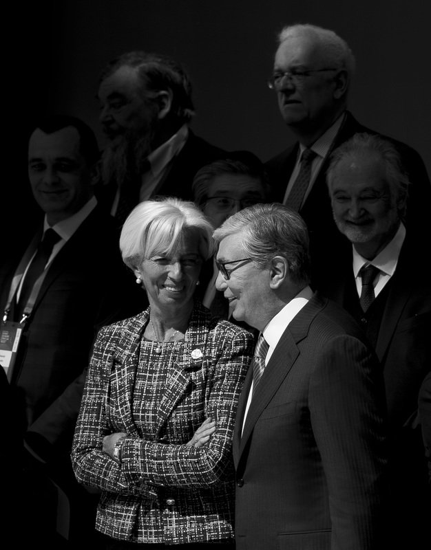 Lagarde  and  Tokayev фото превью