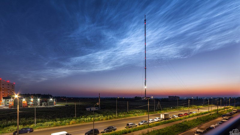 тамбов, серебристые облака, агапкина Серебристые облака фото превью